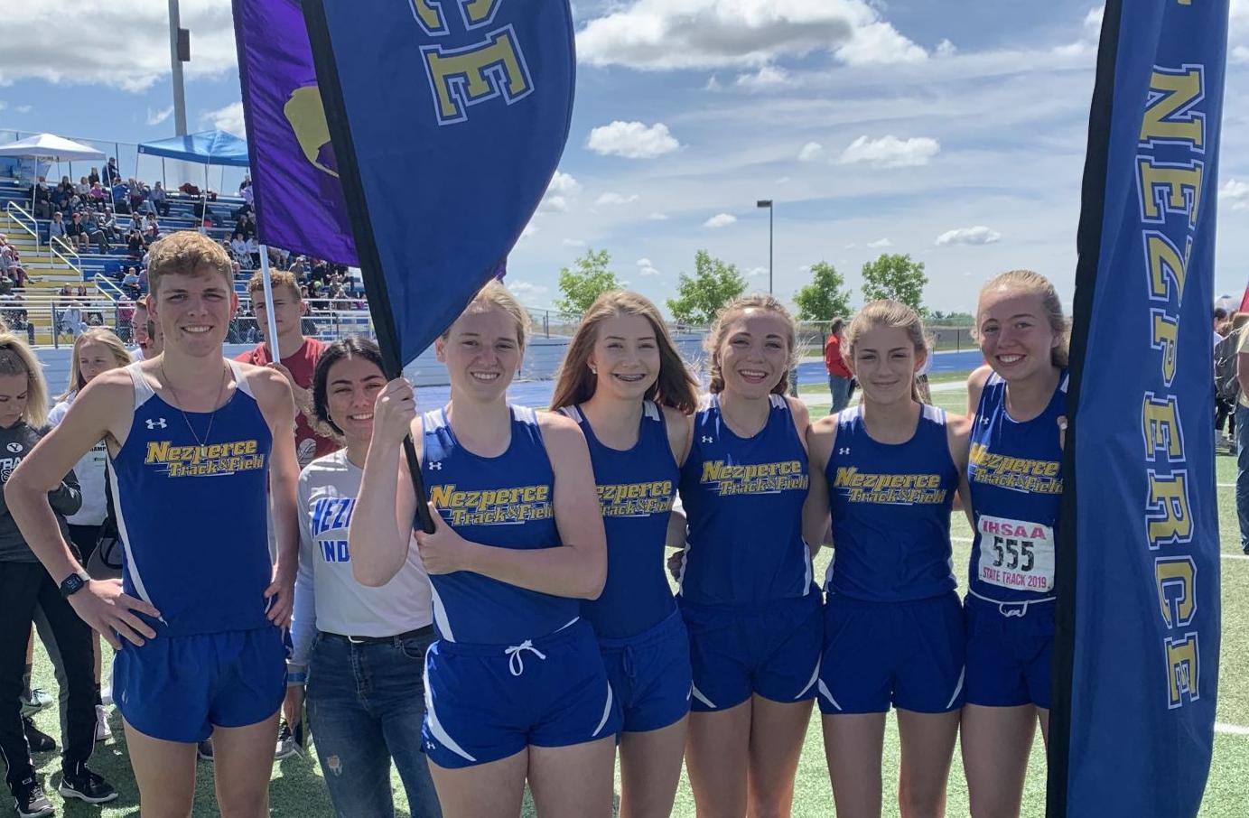 Nezperce High School state track meet competitors